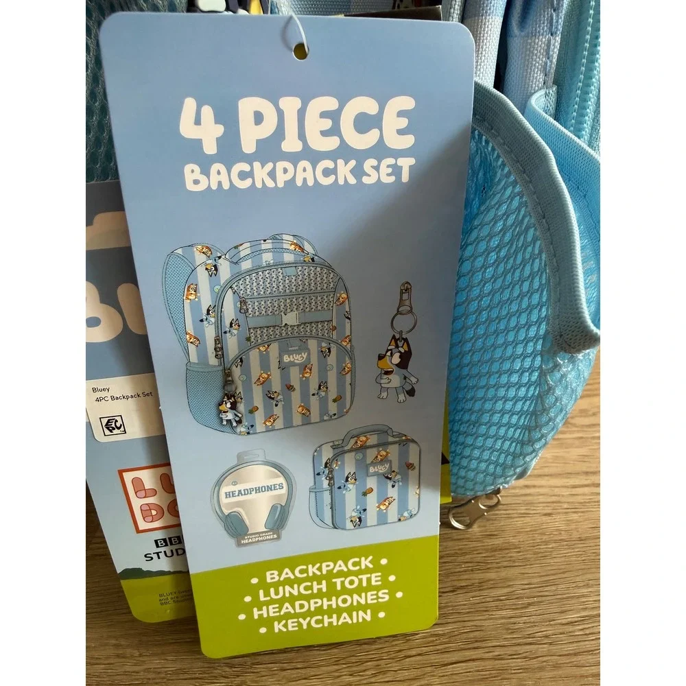 Kids backpack bluey 4 piece 17